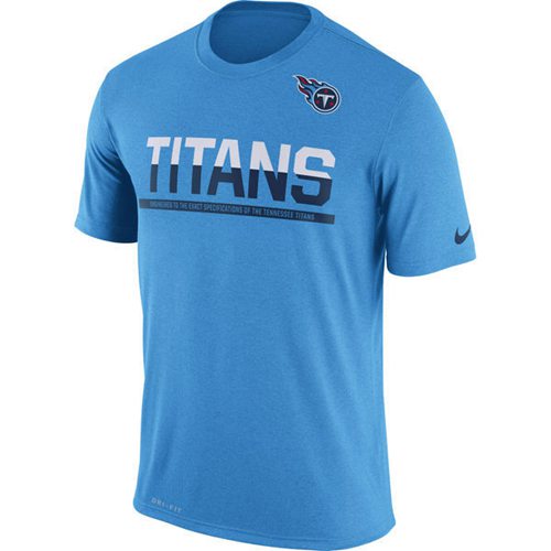 Men's Tennessee Titans Nike Practice Legend Performance T-Shirt Blue