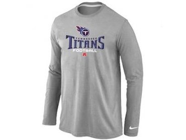 NEW Tennessee Titans Critical Victory Long Sleeve T-Shirt Grey