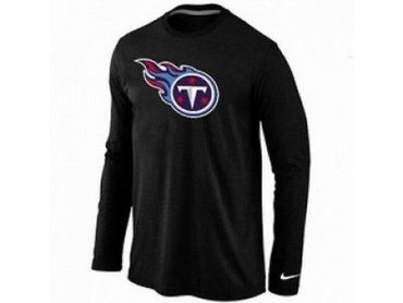 NEW Tennessee Titans Logo Long Sleeve T-Shirt black