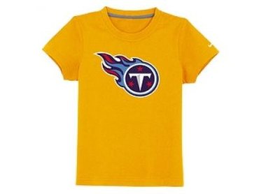 NEW tennessee titans sideline legend authentic logo youth T-Shirt yellow