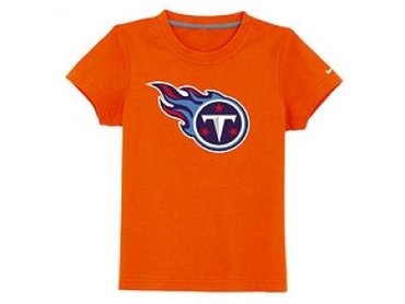 NEW tennessee titans sideline legend authentic logo youth T-Shirt orange