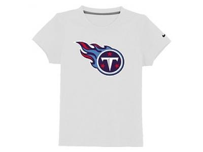 NEW tennessee titans sideline legend authentic logo youth T-Shirt white