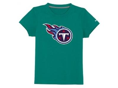 NEW tennessee titans sideline legend authentic logo youth T-Shirt green