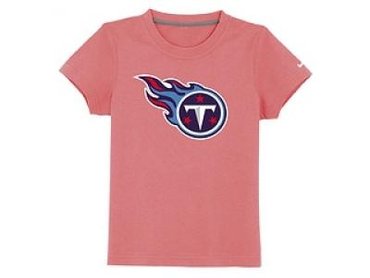 NEW tennessee titans sideline legend authentic logo youth T-Shirt pink