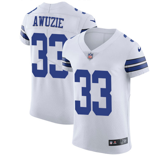 Nike Cowboys #33 Chidobe Awuzie White Men's Stitched NFL Vapor Untouchable Elite Jersey