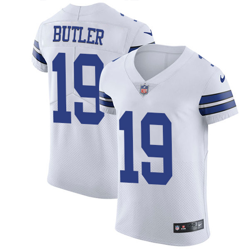 Nike Cowboys #19 Brice Butler White Men's Stitched NFL Vapor Untouchable Elite Jersey