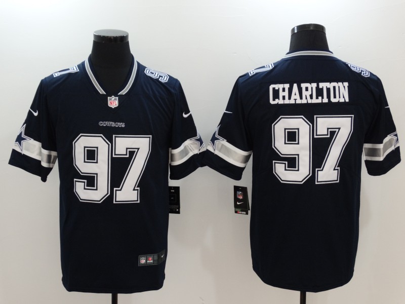 Nike Cowboys 97 Taco Charlton Navy Vapor Untouchable Player Limited Jersey