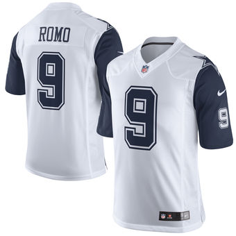 Men's Dallas Cowboys #9 Tony Romo Nike Color Rush Limited Jersey