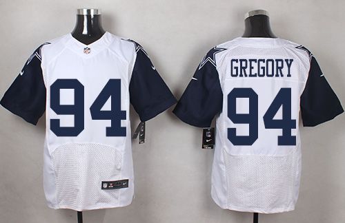 Nike Cowboys #94 Randy Gregory White Men's Stitched NFL Elite Rush jerseys