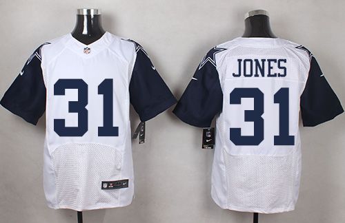 Nike Cowboys #31 Byron Jones White Men's Stitched NFL Elite Rush jerseys