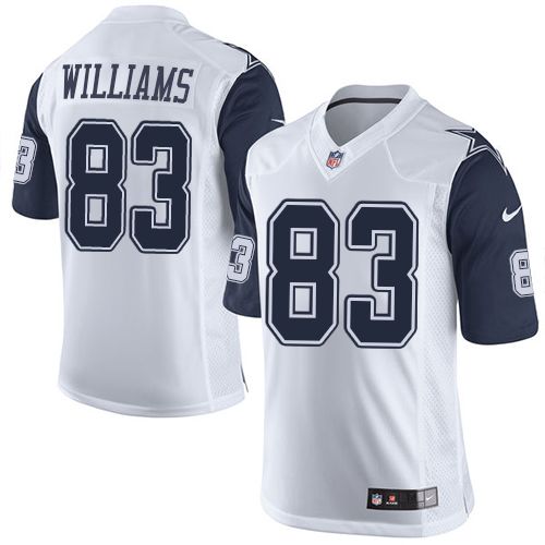 Nike Cowboys #83 Terrance Williams White Men's Stitched NFL Limited Rush Jersey