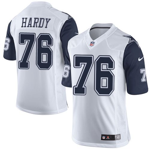 Nike Cowboys #76 Greg Hardy White Men's Stitched NFL Limited Rush Jersey