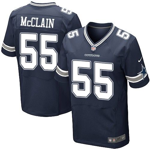 Nike Cowboys #55 Rolando McClain Navy Blue Team Color Men's jerseys