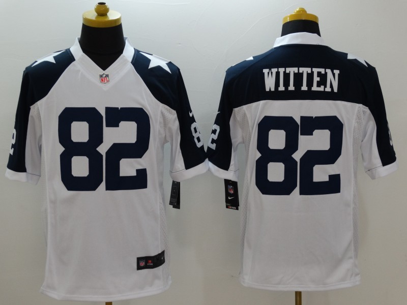 Men's Dallas Cowboys 82 Jason white Thanksgiving Throwback Men's Stitched NFL Limited Jersey