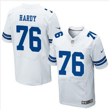 Nike Dallas Cowboys #76 Greg Hardy White Men's Stitched NFL Elite Jersey