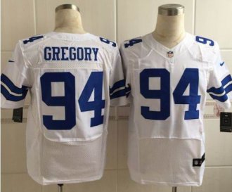 Nike Dallas Cowboys #94 Randy Gregory White Men's Stitched NFL Elite Jersey