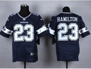 New Dallas Cowboys #23 Jakar Hamilton Navy Blue Team Color NFL Elite Jersey