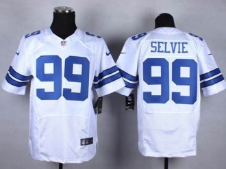 Nike Dallas Cowboys #99 George Selvie White NFL Elite Jersey