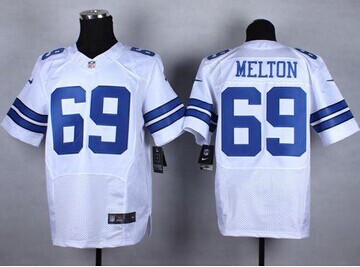 New Dallas Cowboys #69 Henry Melton White NFL Elite Jersey