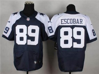 Nike Dallas Cowboys #89 Gavin Escobar Navy Blue Thanksgiving Throwback NFL Elite Jersey