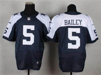 Nike Dallas Cowboys #5 Dan Bailey Navy Blue Thanksgiving Throwback NFL Elite Jersey