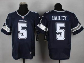 Nike Dallas Cowboys #5 Dan Bailey Navy Blue Team Color NFL Elite Jersey