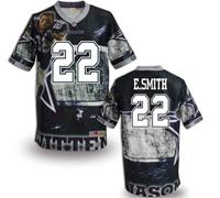 Dallas Cowboys #22 E.smith Men's Stitched NFL Elite Fanatical Version Jersey (5)