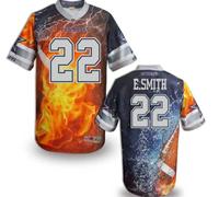 Dallas Cowboys #22 E.smith Men's Stitched NFL Elite Fanatical Version Jersey (2)