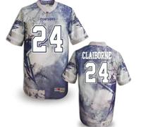 Dallas Cowboys #24 Claiborne Men's Stitched NFL Elite Fanatical Version Jersey (7)