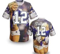 Dallas Cowboys #12 STAUBACH Men's Stitched NFL Elite Fanatical Version Jersey (5)