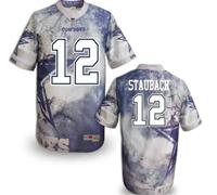 Dallas Cowboys #12 STAUBACH Men's Stitched NFL Elite Fanatical Version Jersey (4)