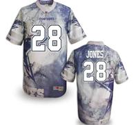 Dallas Cowboys #28 Jones Men's Stitched NFL Elite Fanatical Version Jersey (5)