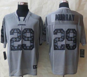 Nike Dallas Cowboys #29 DeMarco Murray New Lights Out Grey NFL Elite Jersey