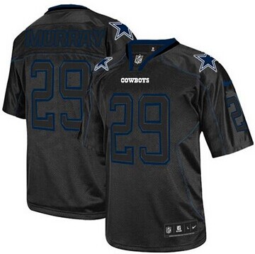 NEW Dallas Cowboys #29 DeMarco Murray Lights Out Black NFL Elite Jersey