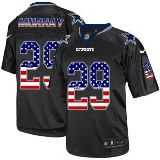 Nike Dallas Cowboys #29 DeMarco Murray Black NFL Elite USA Flag Fashion Jersey