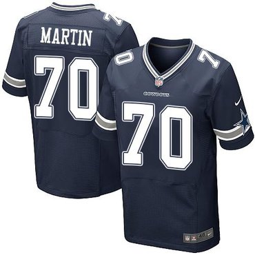 2014 NFL Draft Dallas Cowboys #70 Zack Martin Navy Blue Team Color NFL Elite Jersey