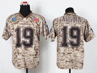 NEW Dallas Cowboys #19 Miles Austin NFL Elite USMC Jersey(USA)