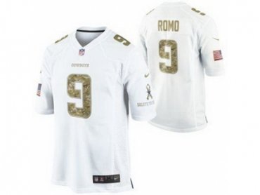 NEW Dallas Cowboys #9 Tony Romo White Jerseys(game USA)