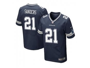 2012 NEW NFL Dallas Cowboys 21 sanders Blue Jerseys(Elite)