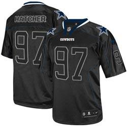 NEW Dallas Cowboys #97 Jason Hatcher Elite Lights Out Black NFL Jersey