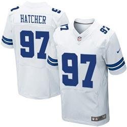 NEW Dallas Cowboys #97 Jason Hatcher White NFL Jersey(Elite)