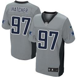 NEW Dallas Cowboys #97 Jason Hatcher Limited Grey Shadow NFL Jersey