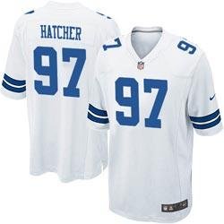 NEW Dallas Cowboys #97 Jason Hatcher White NFL Jersey(Game)