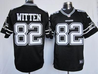 NEW Dallas Cowboys #82 Jason Witten Thankgivings black jerseys(Limited)