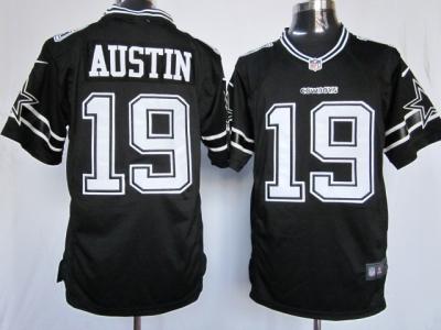 NEW Dallas Cowboys #19 Miles Austin Thankgivings black jerseys(Limited)