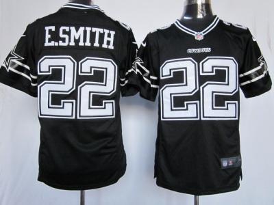 NEW Dallas Cowboys #22 E.Smith Thankgivings black jerseys(Limited)