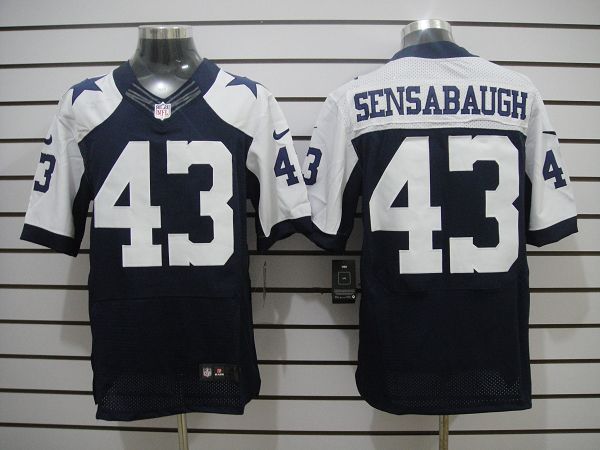 2012 NEW Dallas Cowboys 43 Sensabaugh Black Jerseys Thankgivings (Elite)