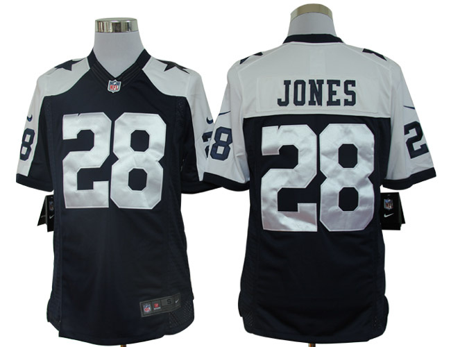 2012 NEW NFL Dallas Cowboys 28 Felix Jones Blue Thankgivings Jerseys(Limited)