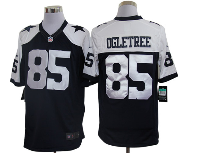 2012 NEW NFL Dallas Cowboys 85 Kevin Ogletree Blue Thankgivings Jerseys(Limited)