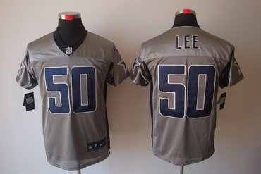 2012 NEW NFL Dallas Cowboys 50 Sean Lee Grey Shadow Jerseys